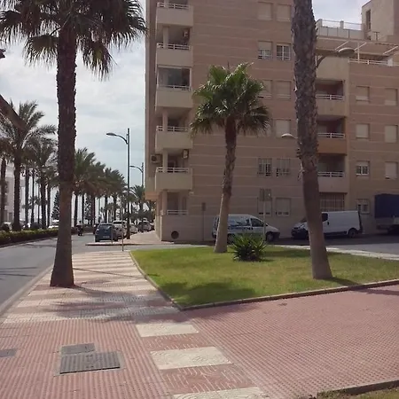 Apartamento Con Piscina Y Terraza A 50 Metros De La Playa Roquetas de Mar Buitenkant foto